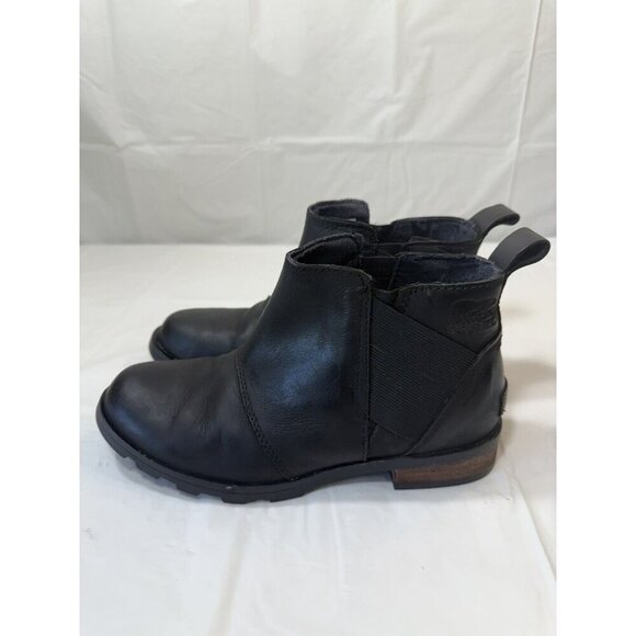 Sorel Emelie Chelsea Boots Size 6 NL2671-010 BLACK - Picture 6 of 14